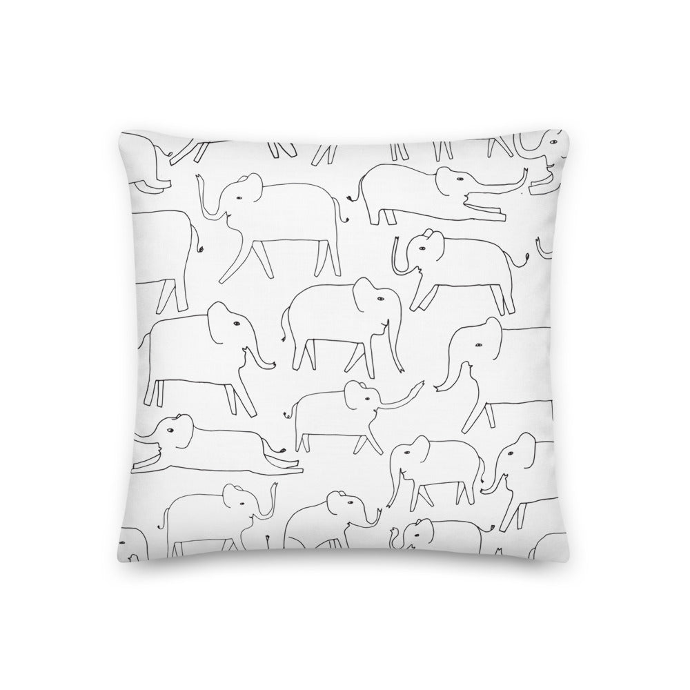 Elephant Parade Pillow