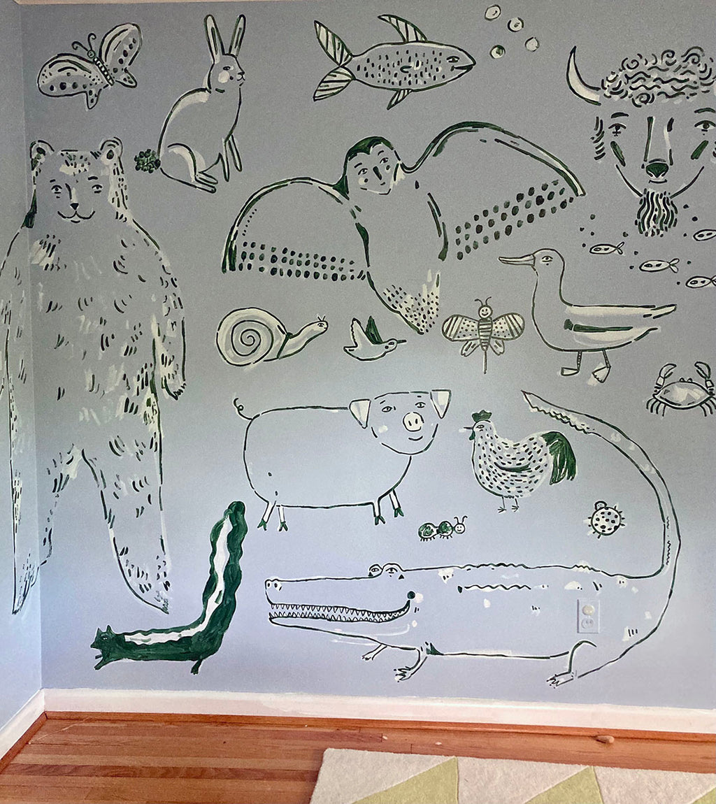 Animals Woven Blanket