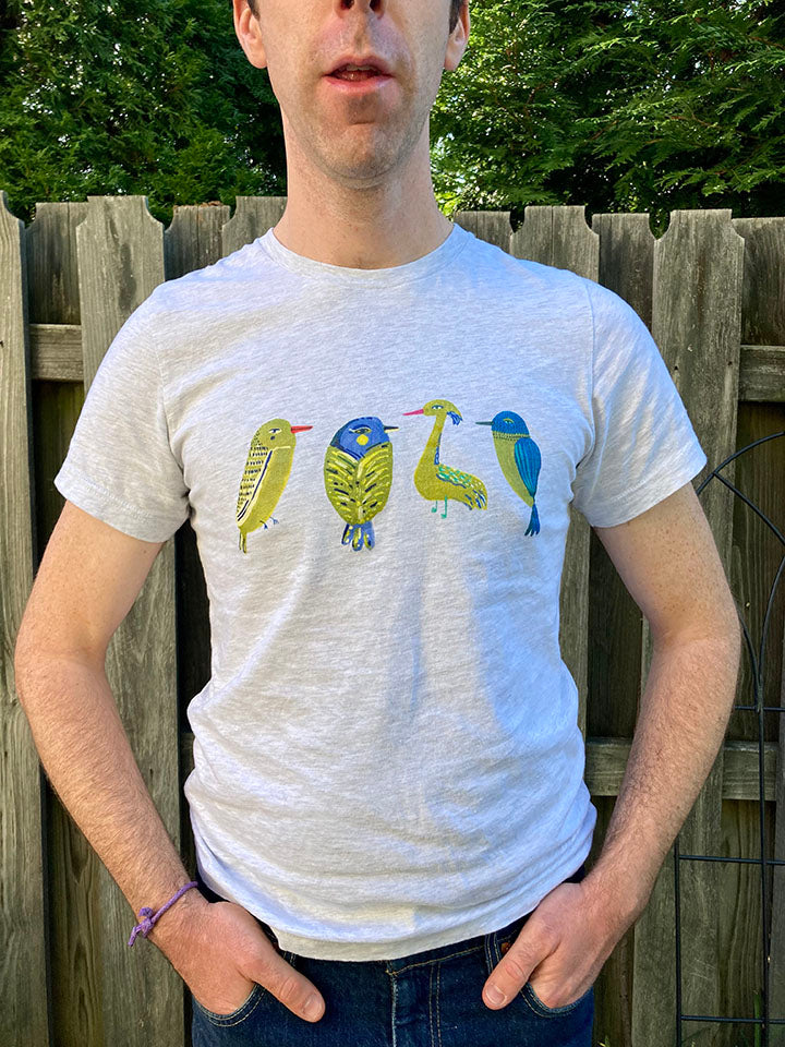 Green Birds T-shirt