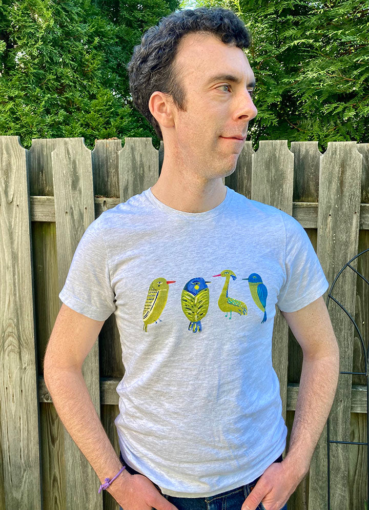 Green Birds T-shirt