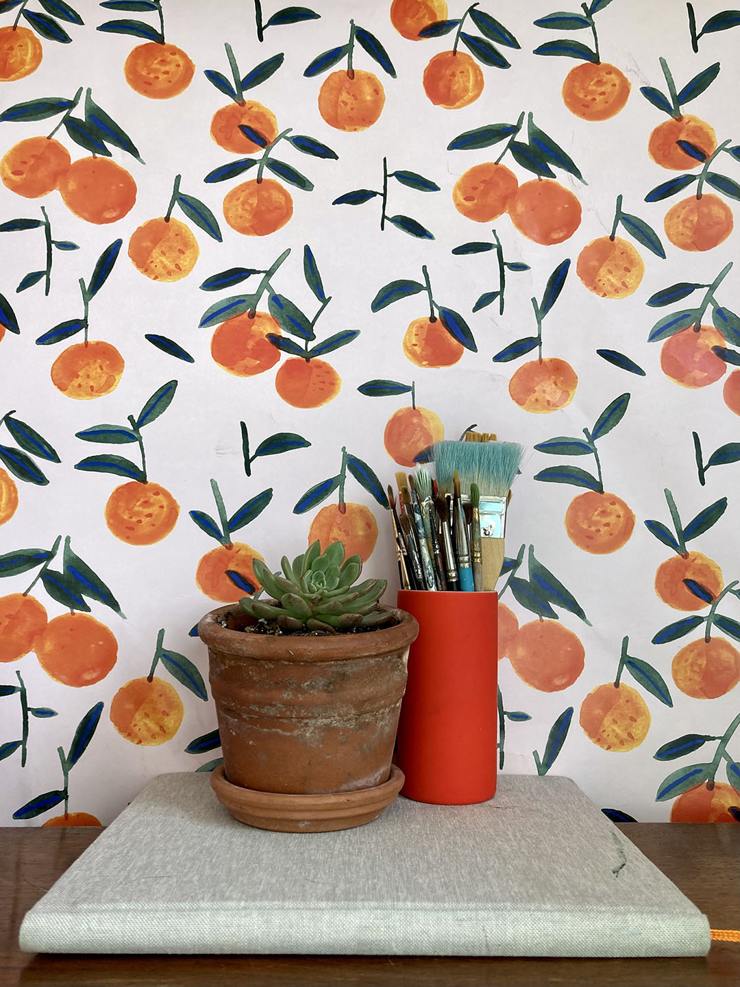 Clementines Wallpaper.