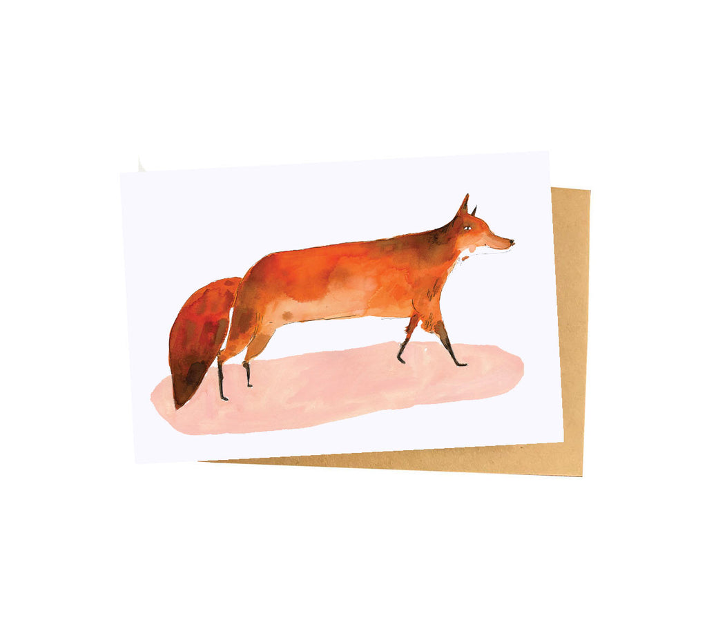 Fox Notecard