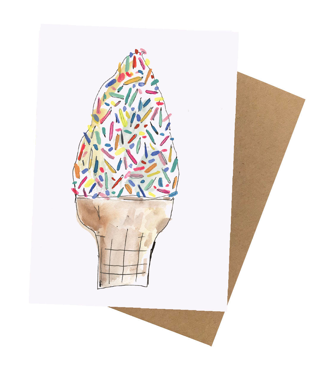 Ice Cream Notecard