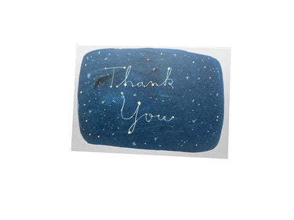 Starry Sky Thank you Notecard.