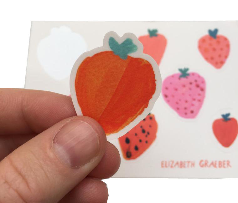Strawberry Sticker Sheet