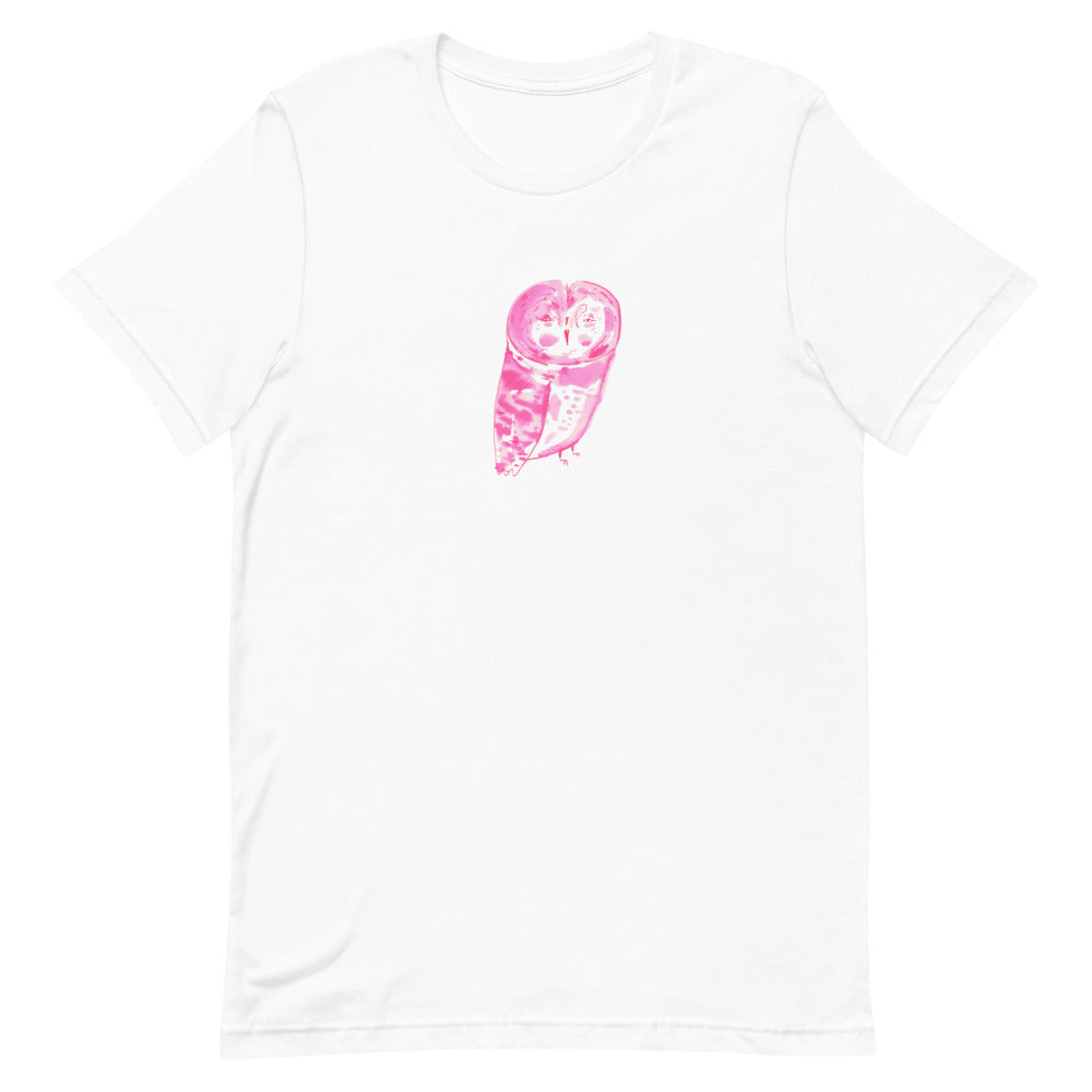 Pink owl shirt